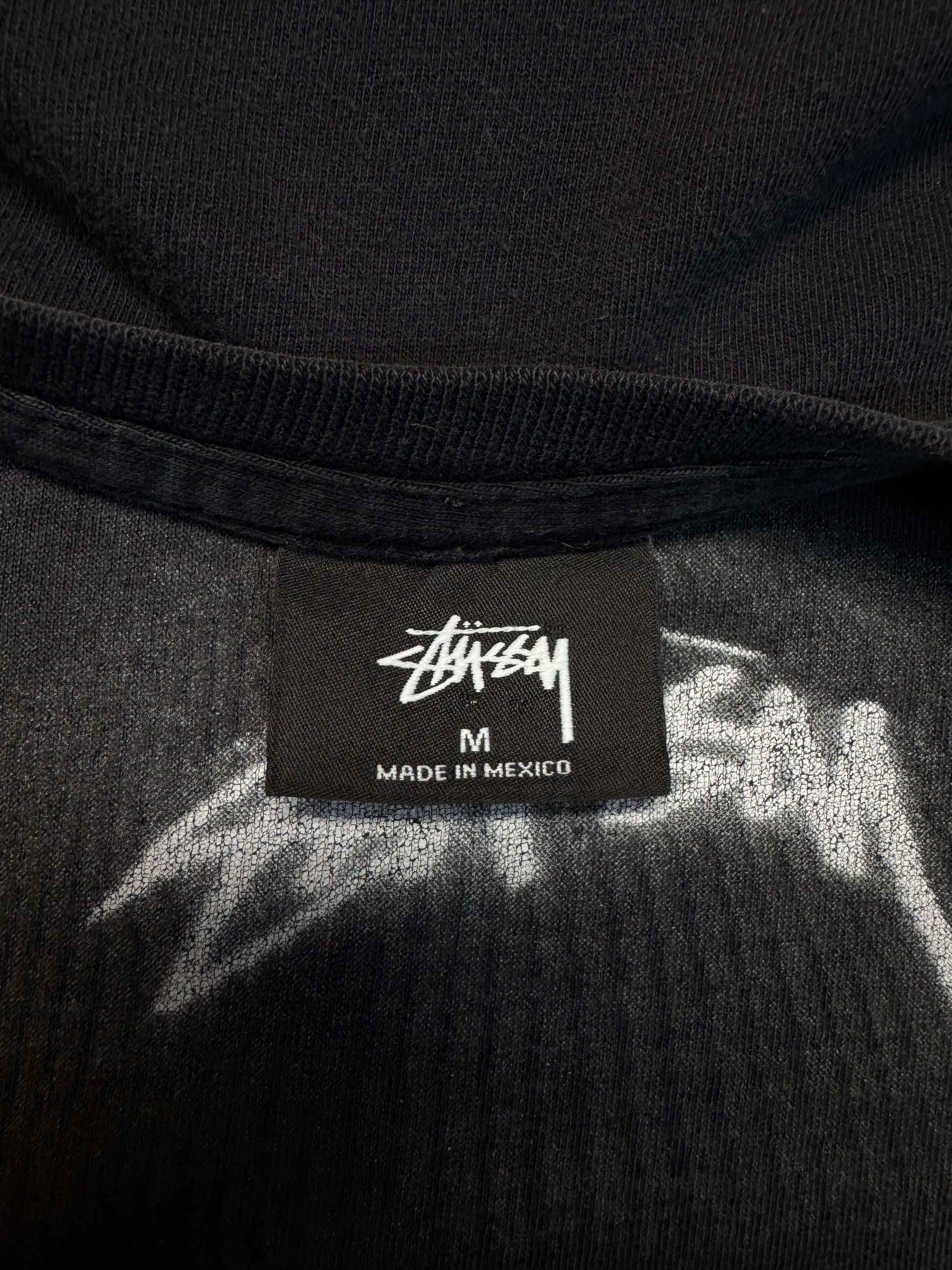 00s Stüssy Shirt Flower Kid Schwarz M - RareRags