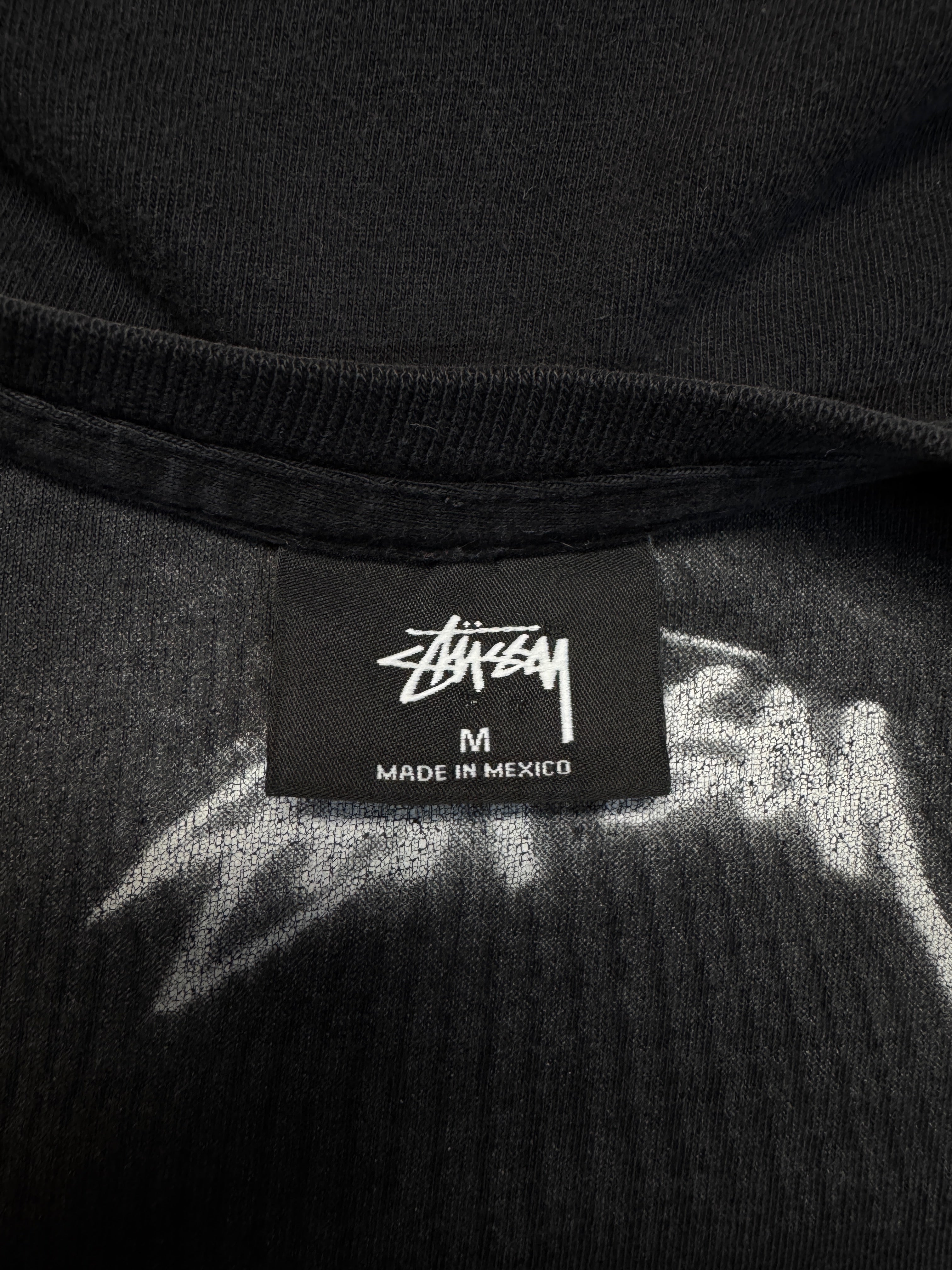 00s Stüssy Shirt Flower Kid Schwarz M - RareRags