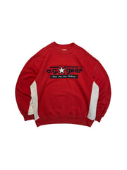90s OG Gear Sweater Spellout Rot XL - RareRags