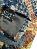 Vintage Kenzo Krawatte 90s Floral Print Wolle&Seide Bunt
