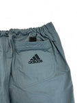 Vintage Adidas Shorts 90s ClimaShell Cargo Nylon Grau/Blau M