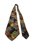 Vintage Kenzo Krawatte 90s Floral Print Wolle&Seide Bunt