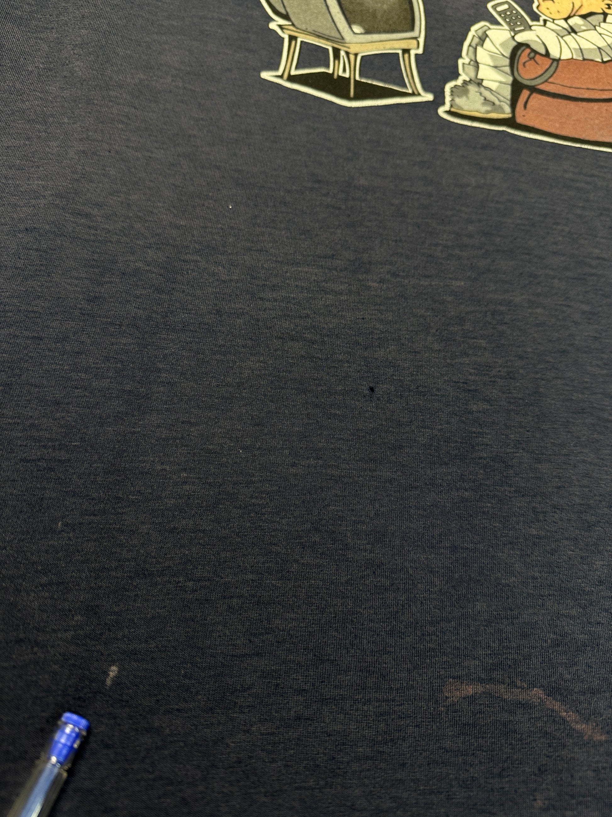 00s Bad+Mad Shirt "Real Mummy" Dunkelblau M - RareRags