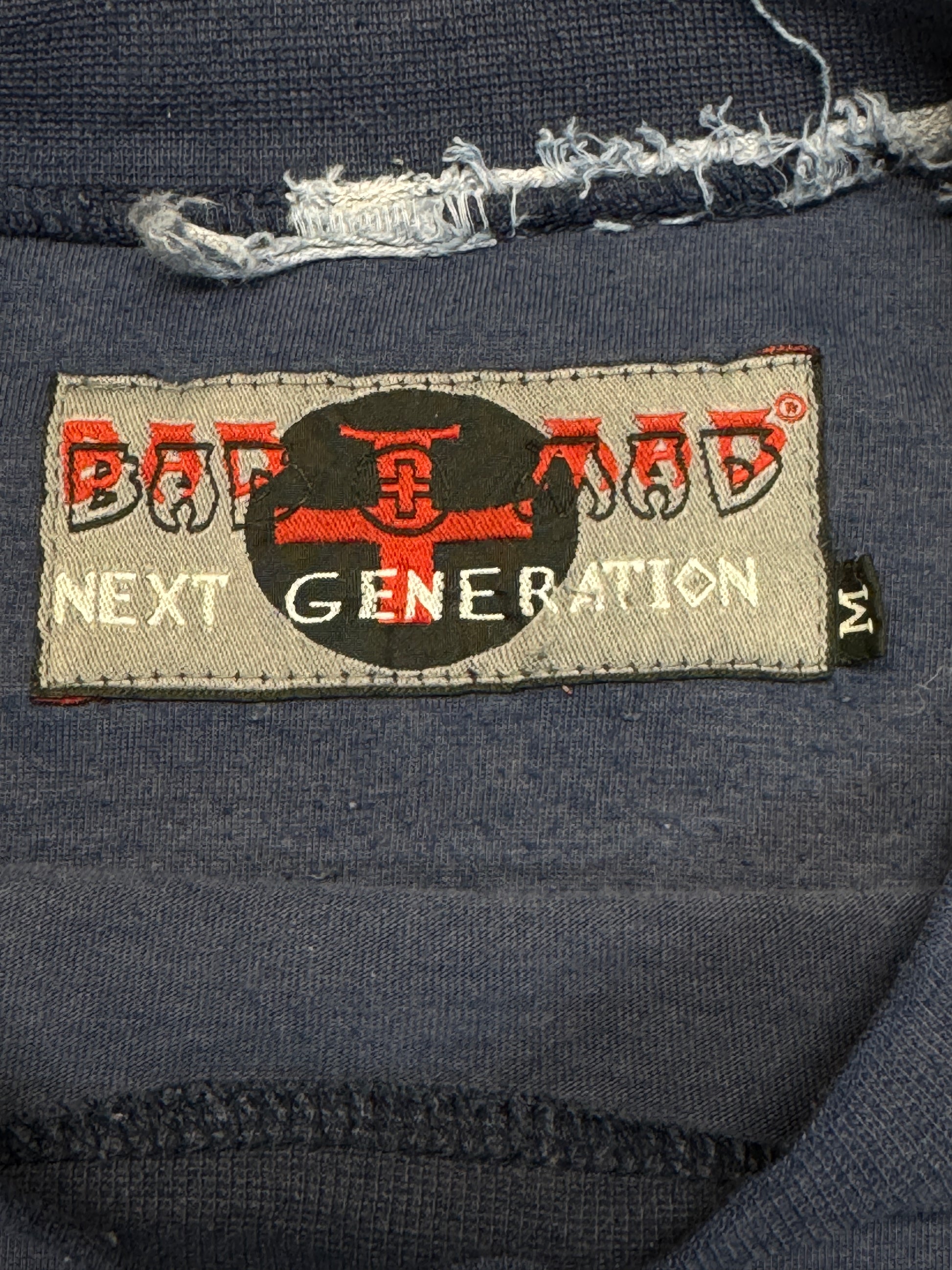 00s Bad+Mad Shirt "Real Mummy" Dunkelblau M - RareRags