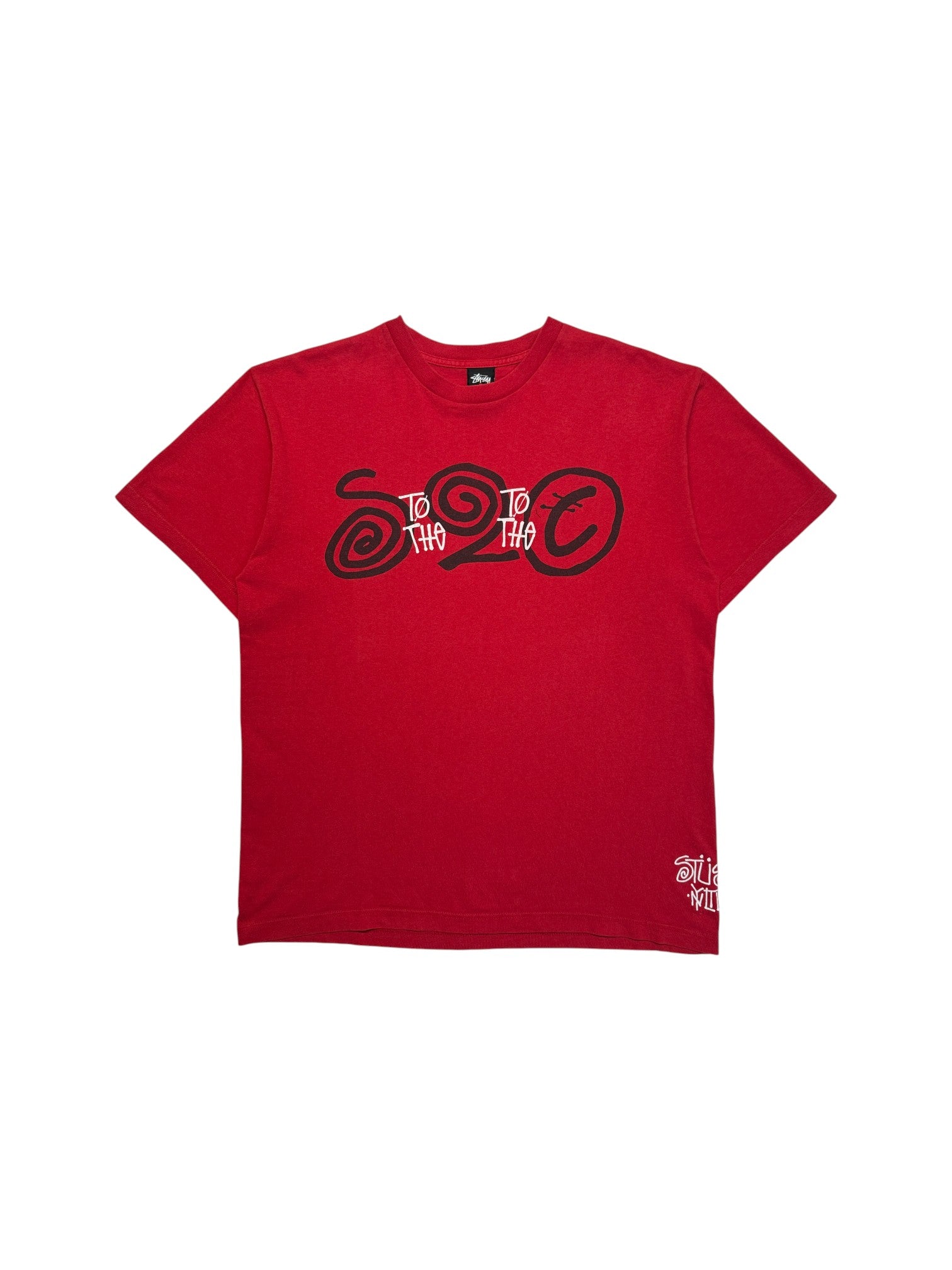 00s Stüssy Shirt "S20" Rot L - RareRags