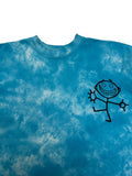 00s Bad + Mad Shirt Batik Blau M-L - RareRags