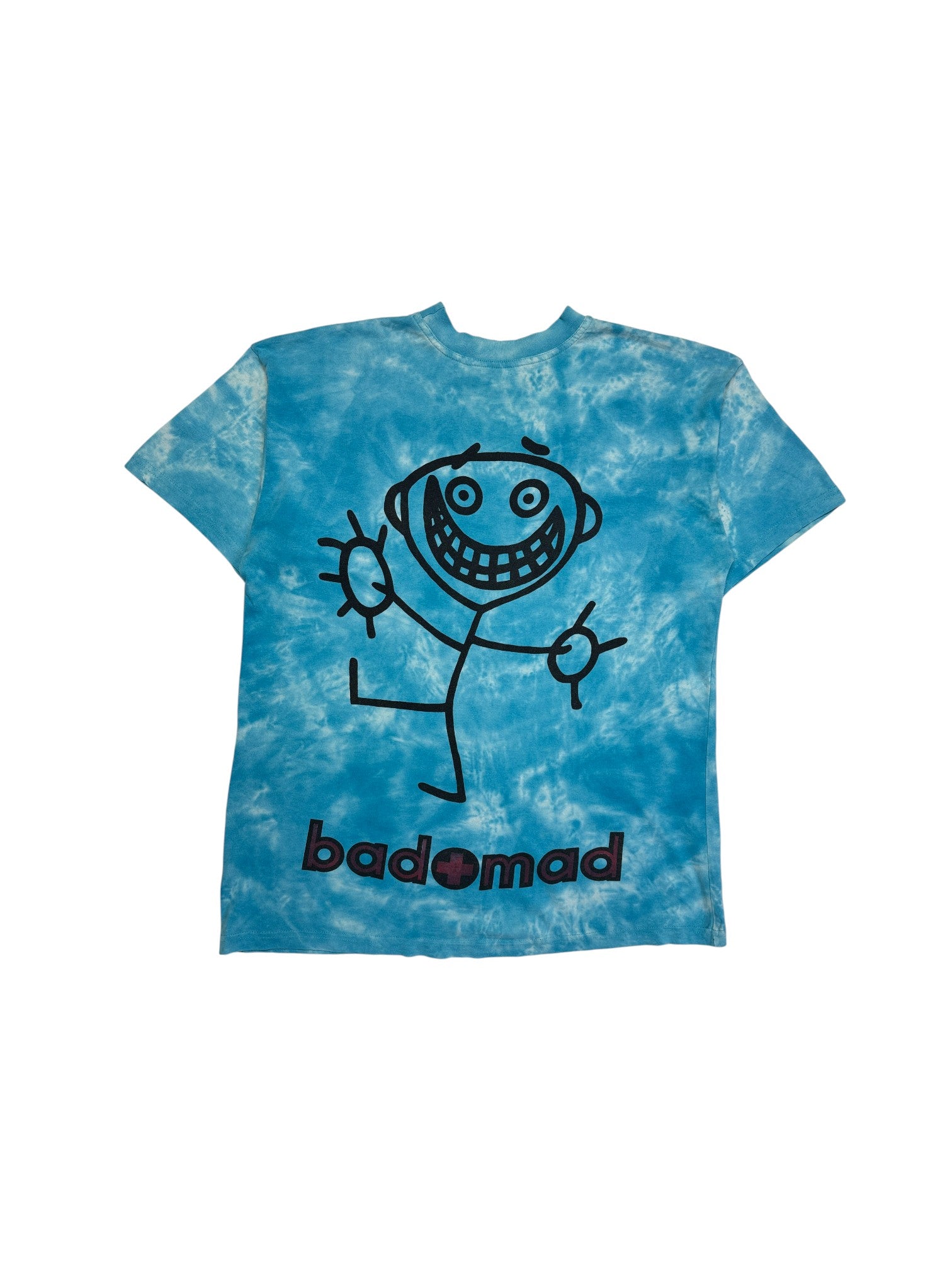 00s Bad + Mad Shirt Batik Blau M-L - RareRags