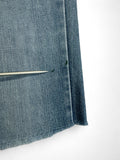 Vintage Levis Shorts 1977 Orange Tab 505 Talon-42-Zip Blau W31