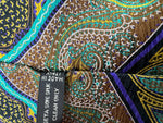 Vintage Kenzo Krawatte 90s Seide Made In Italy Abstract Paisley Bunt