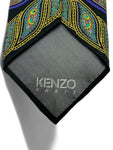Vintage Kenzo Krawatte 90s Seide Made In Italy Abstract Paisley Bunt