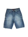 Vintage Phat Farm Jorts 90s Y2K Baggy Made In Hong Kong Dunkelblau W34