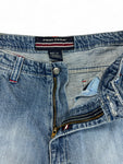 Vintage Phat Farm Jorts 90s Y2K Baggy Made In Hong Kong Dunkelblau W34