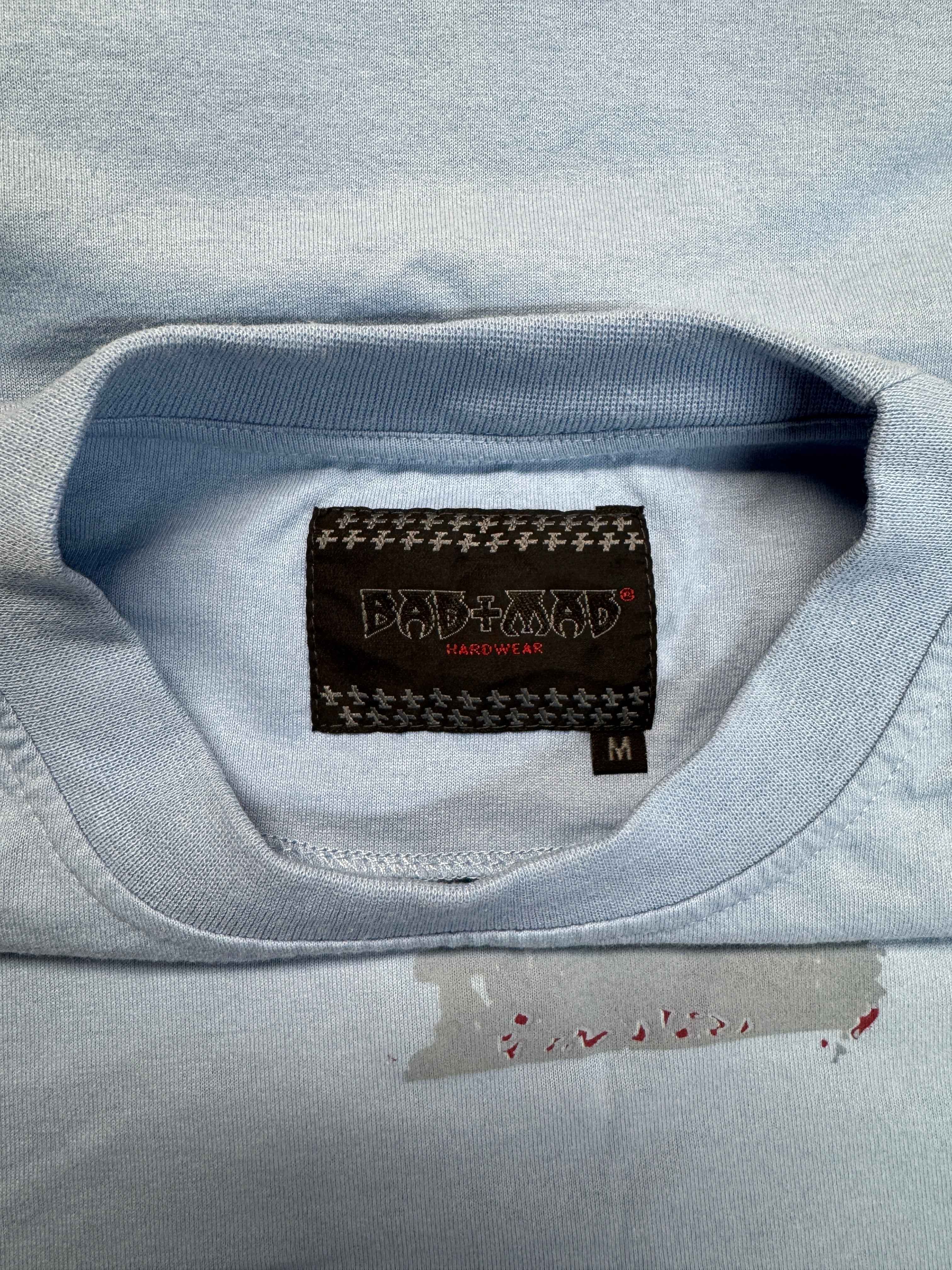 00s Bad+Mad Shirt Basketball Hellblau M - RareRags
