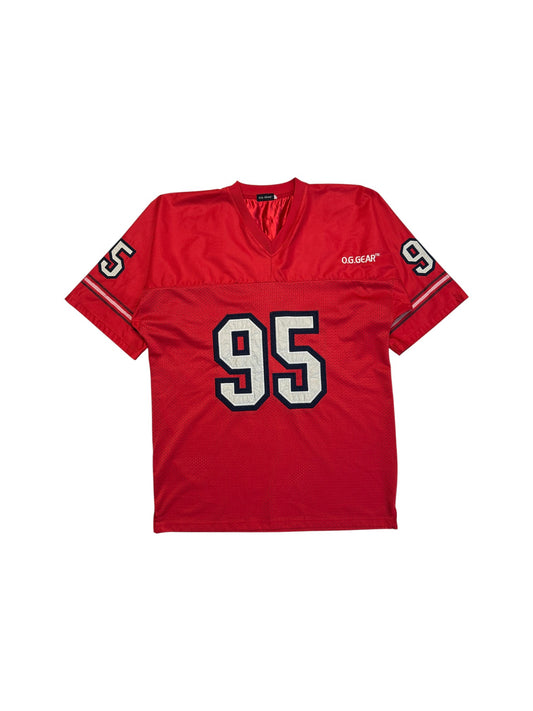 90s OG Gear Jersey #95 Rot L-XL - RareRags