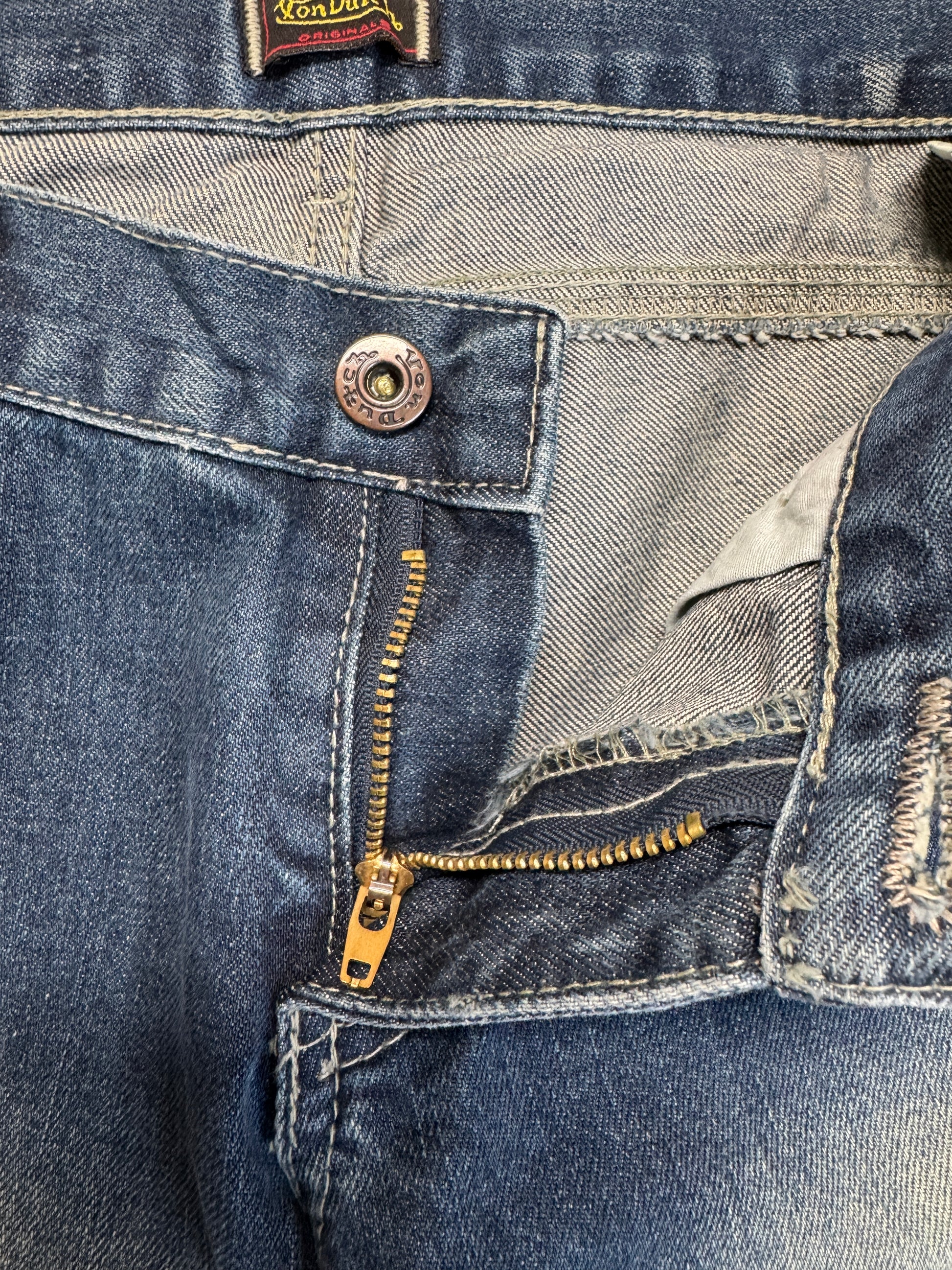00s Von Dutch Jeans Low Waist Blau 30 - RareRags