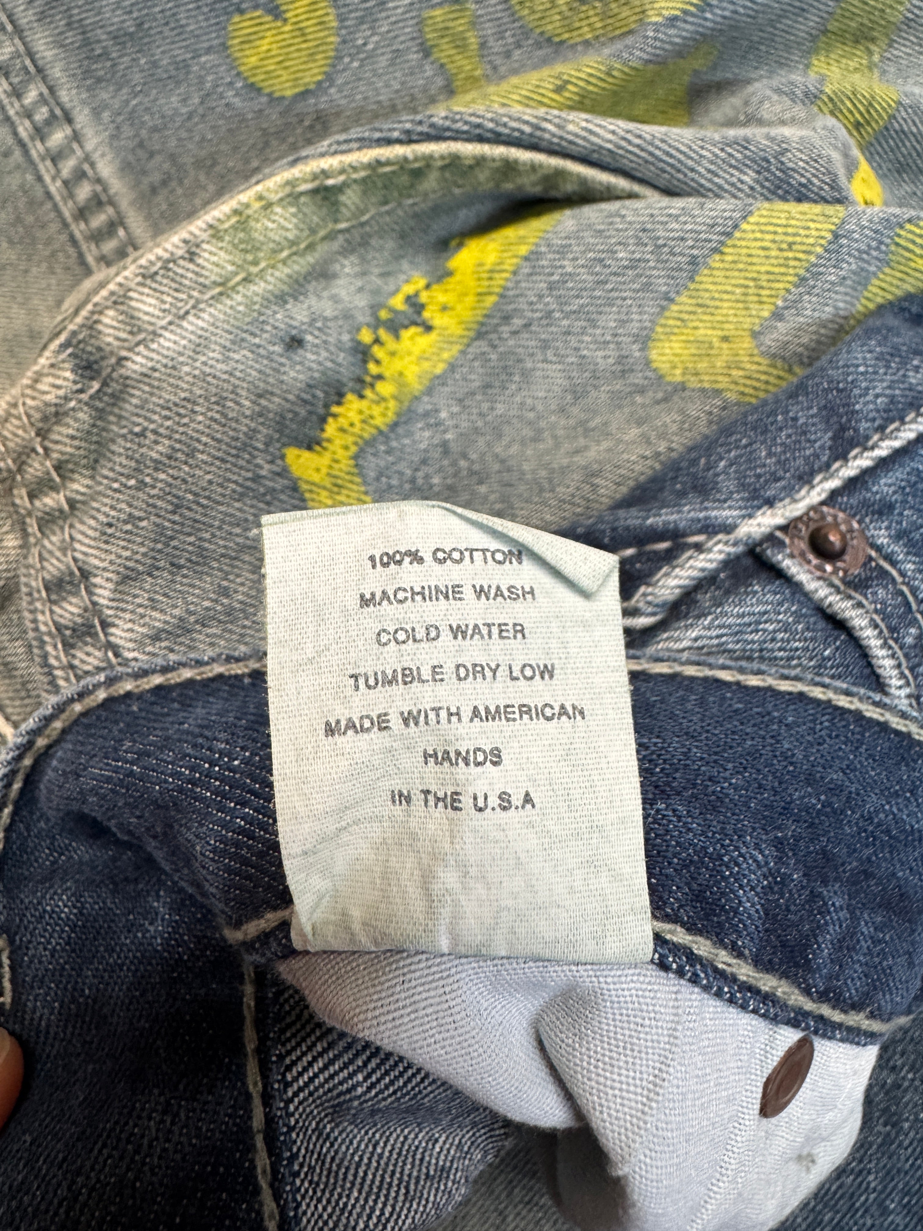 00s Von Dutch Jeans Low Waist Blau 32 - RareRags