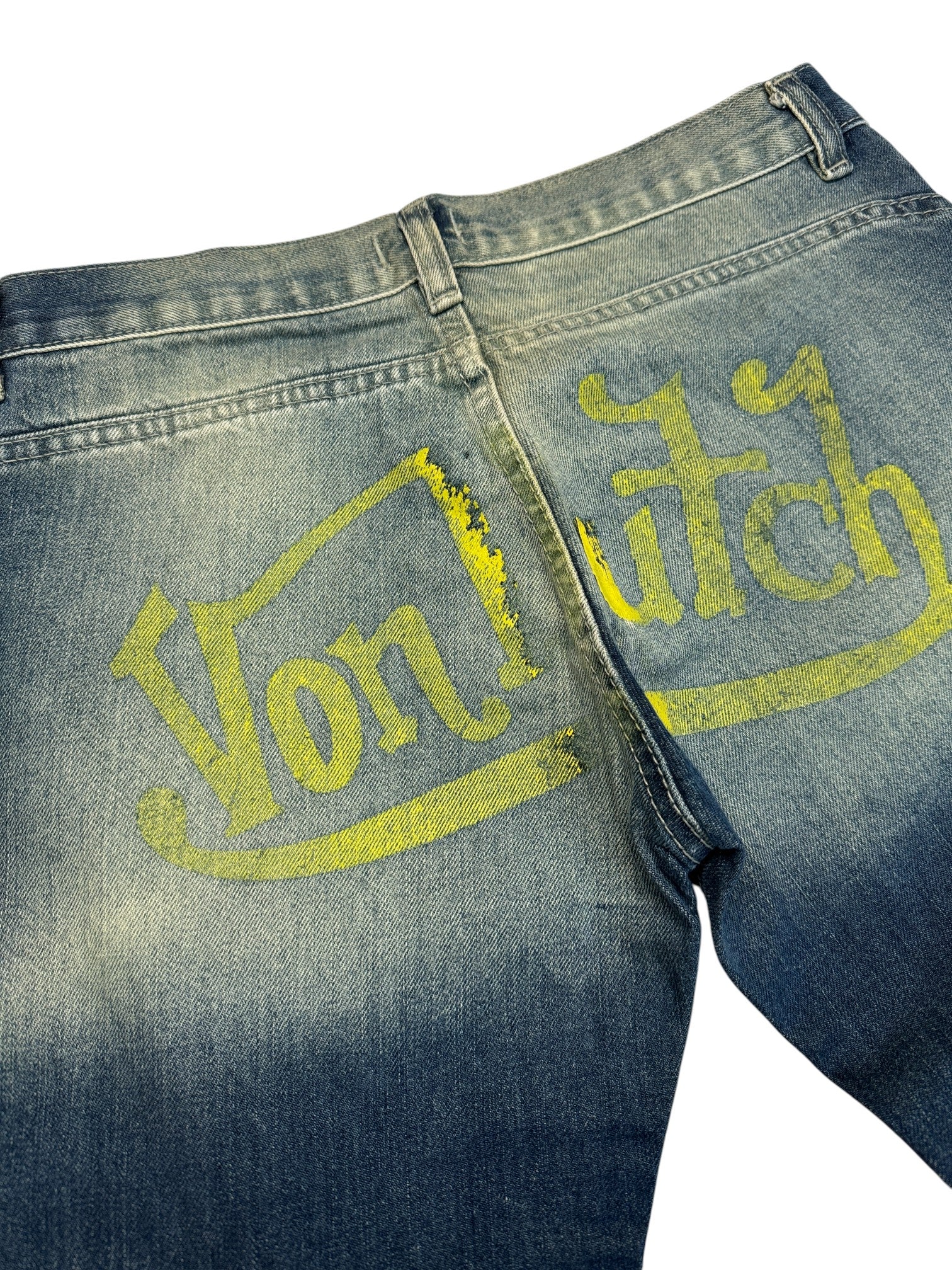 00s Von Dutch Jeans Low Waist Blau 32 - RareRags
