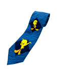 Warner Bros. Krawatte 2003 Looney Tunes Tweety & Sylvester Blau
