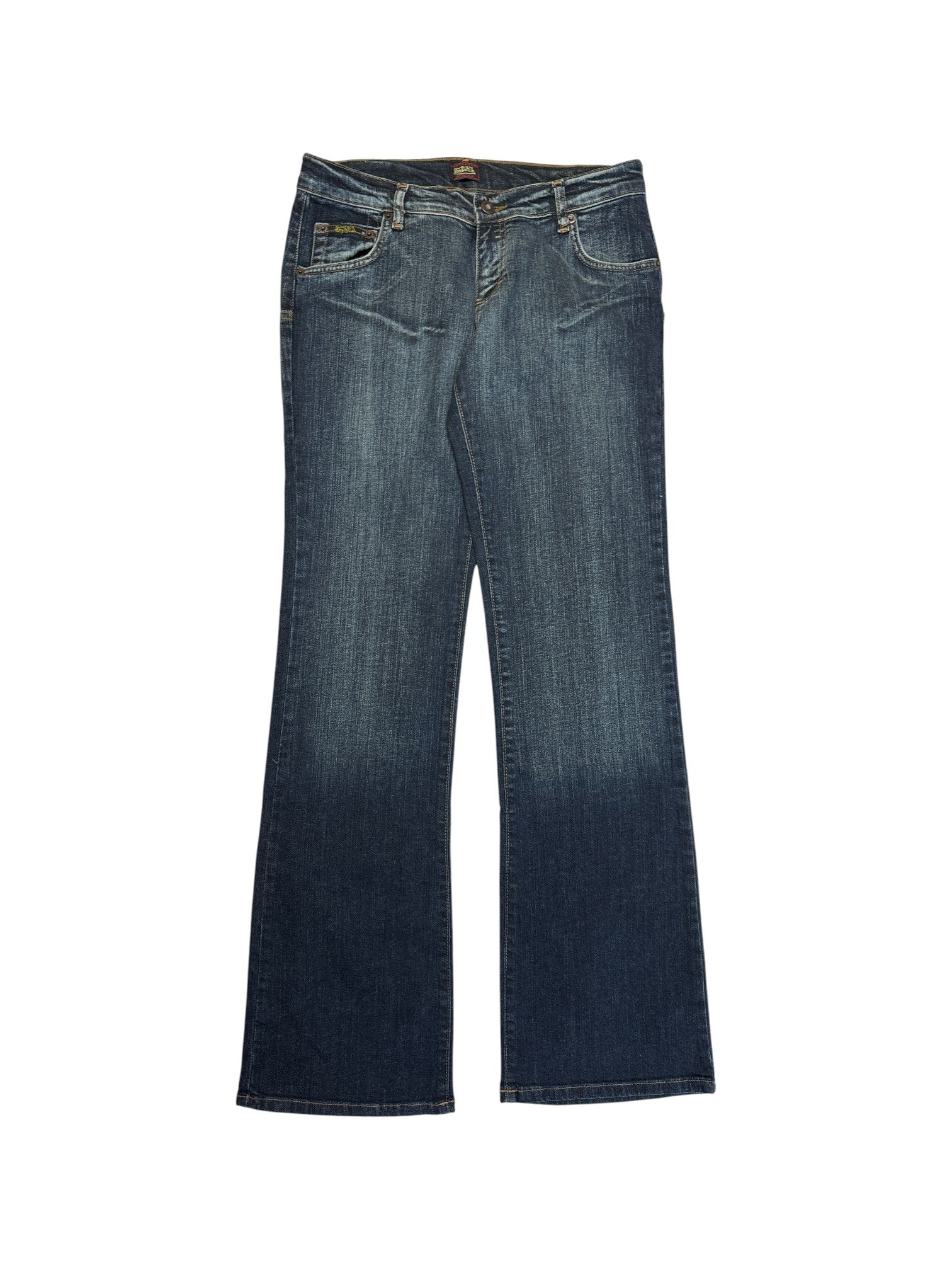 00s Von Dutch Hose Low Waist Dunkelblau 30 - RareRags