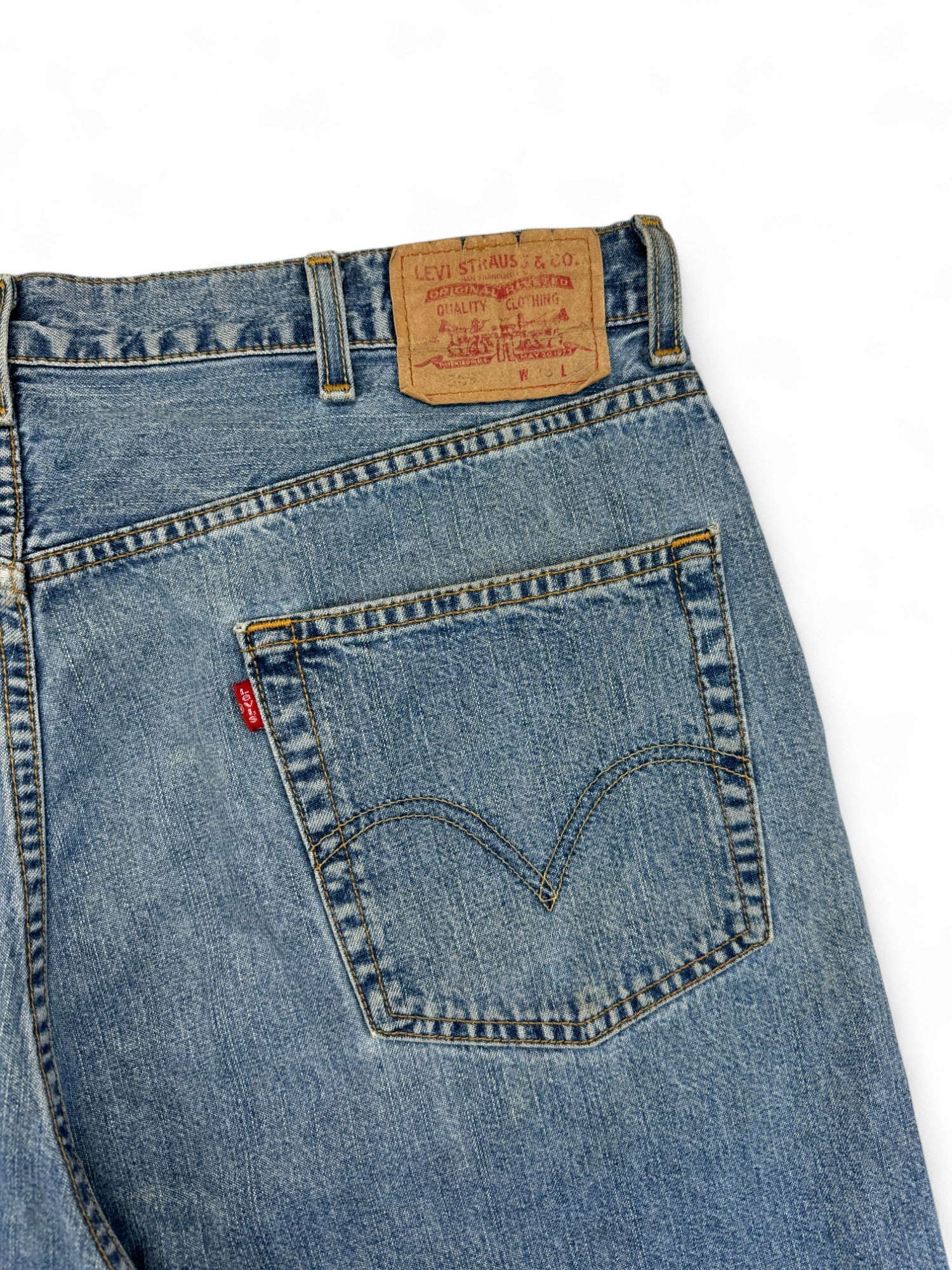 Levis Shorts 2016 569 Loose Straight Fit Blau 38