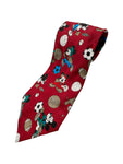 Vintage Mickey Unlimited Krawatte Micky Maus x Sportarten Rot