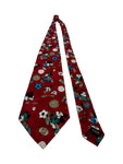 Vintage Mickey Unlimited Krawatte Micky Maus x Sportarten Rot