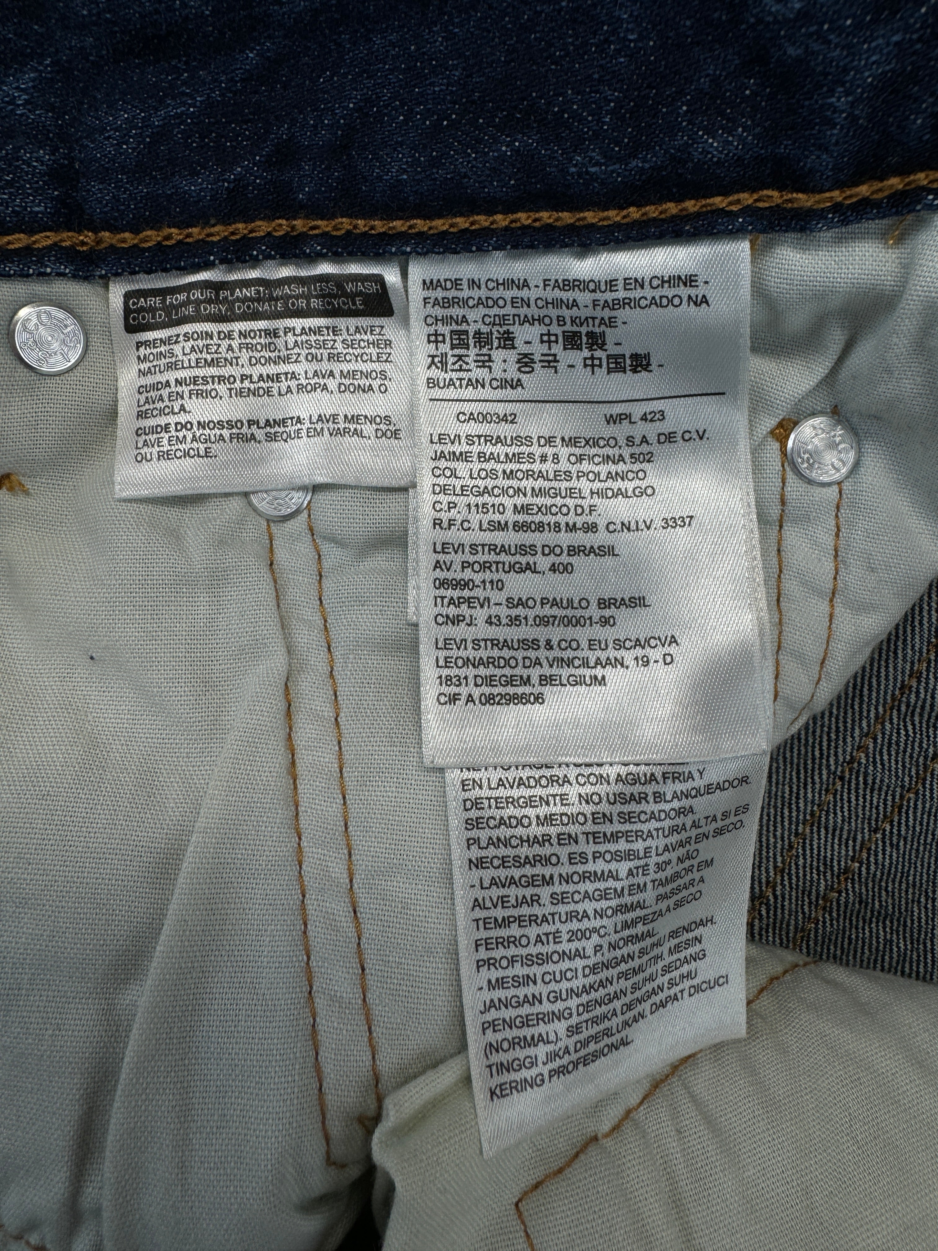 Levis Hotpants Blau W28