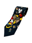 Vintage Mickey Unlimited Krawatte Micky & Minnie Maus Fotoalbum Dunkelblau