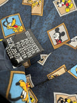 Vintage Mickey Unlimited Krawatte Micky & Minnie Maus Fotoalbum Dunkelblau