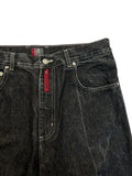 90s Ruff Ryders Baggy Jeans Ausgewaschen Schwarz 32/34 - RareRags