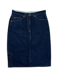 Vintage Valentino Jeansrock Made In Italy Blau 30