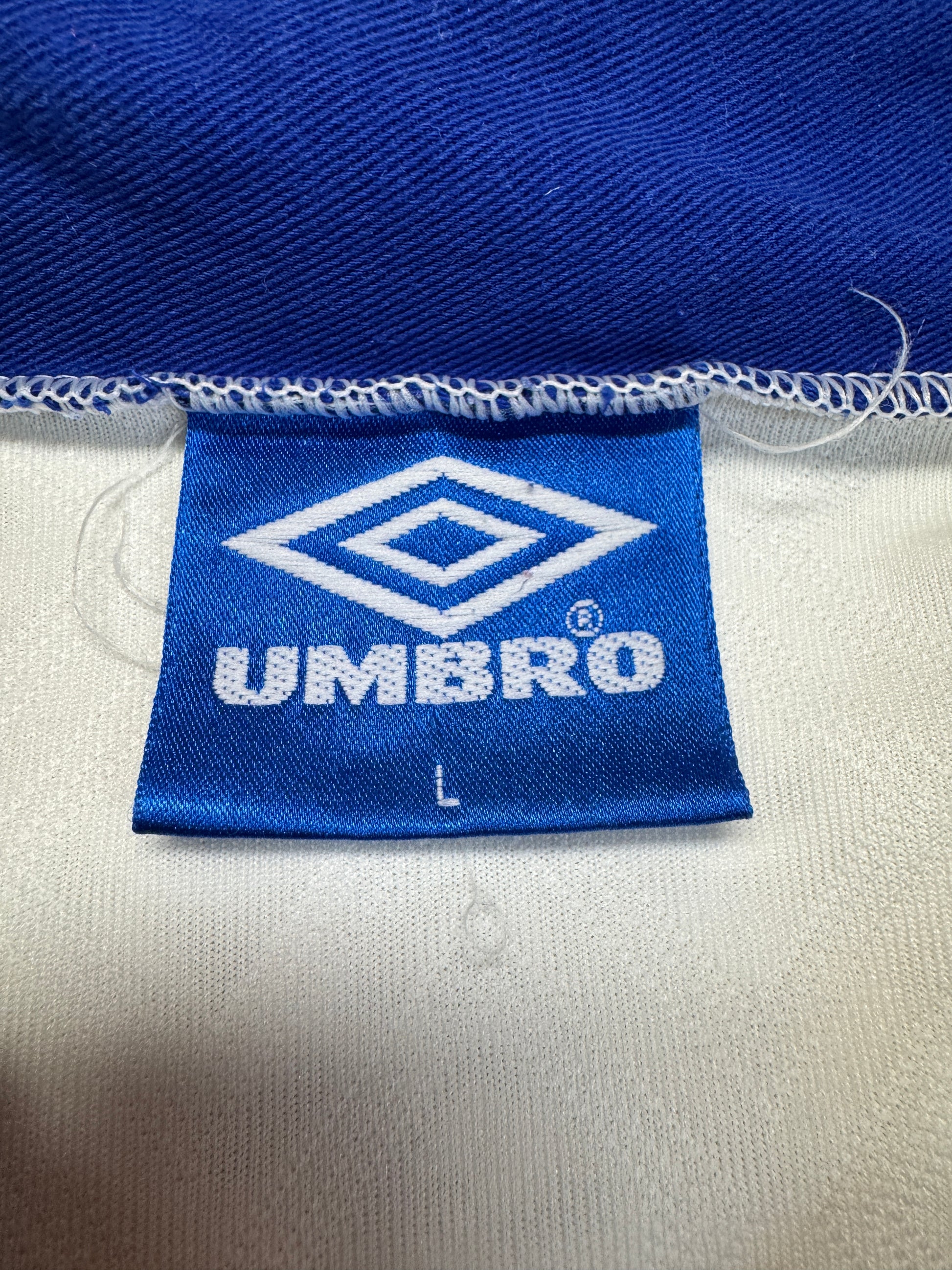 1993 Umbro Rugby Trikot Great Britain Lions Weiß Blau L - RareRags