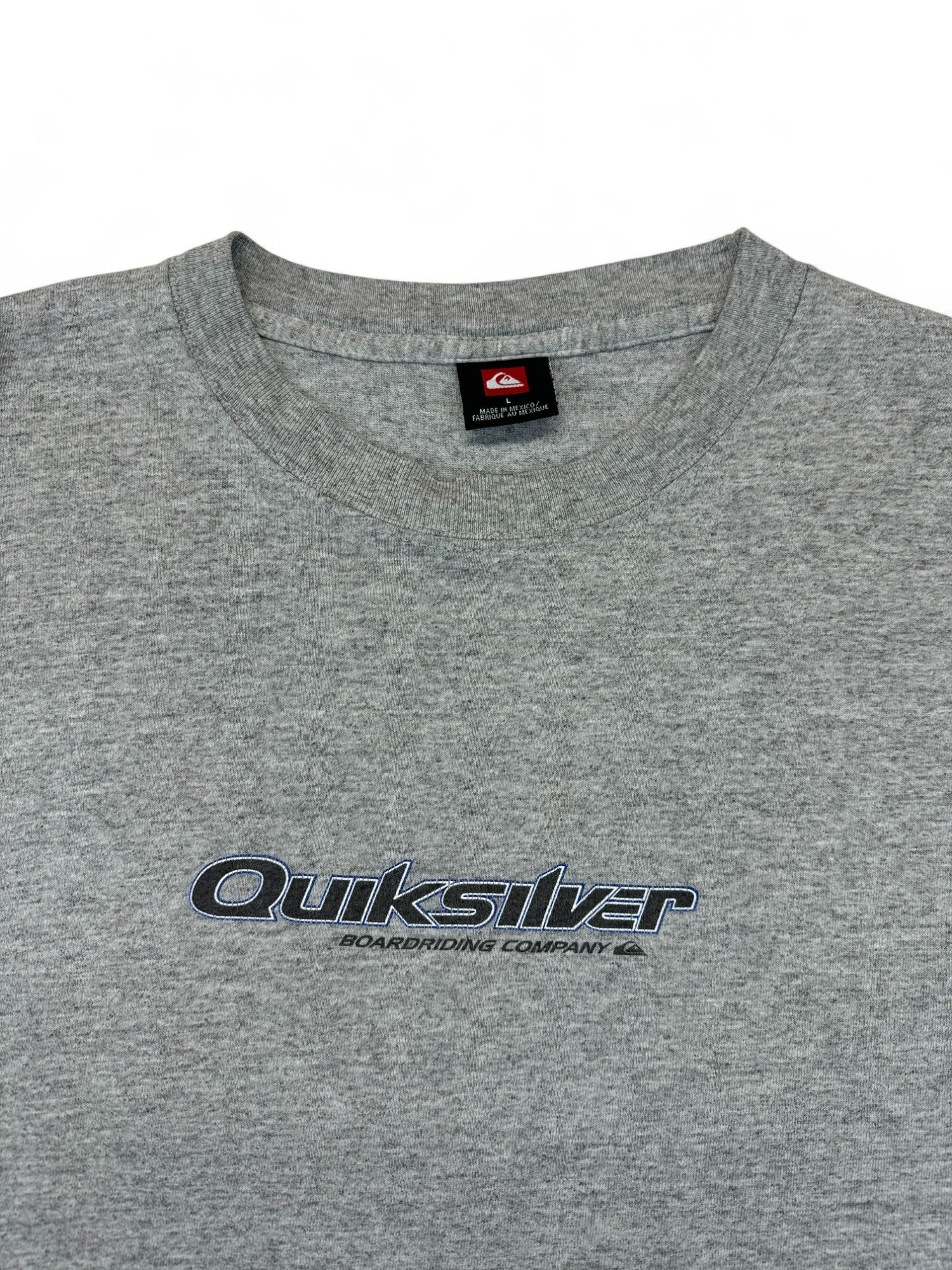 Quiksilver Shirt 00s Logo Print Grau L
