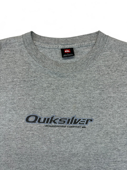 Quiksilver Shirt 00s Logo Print Grau L