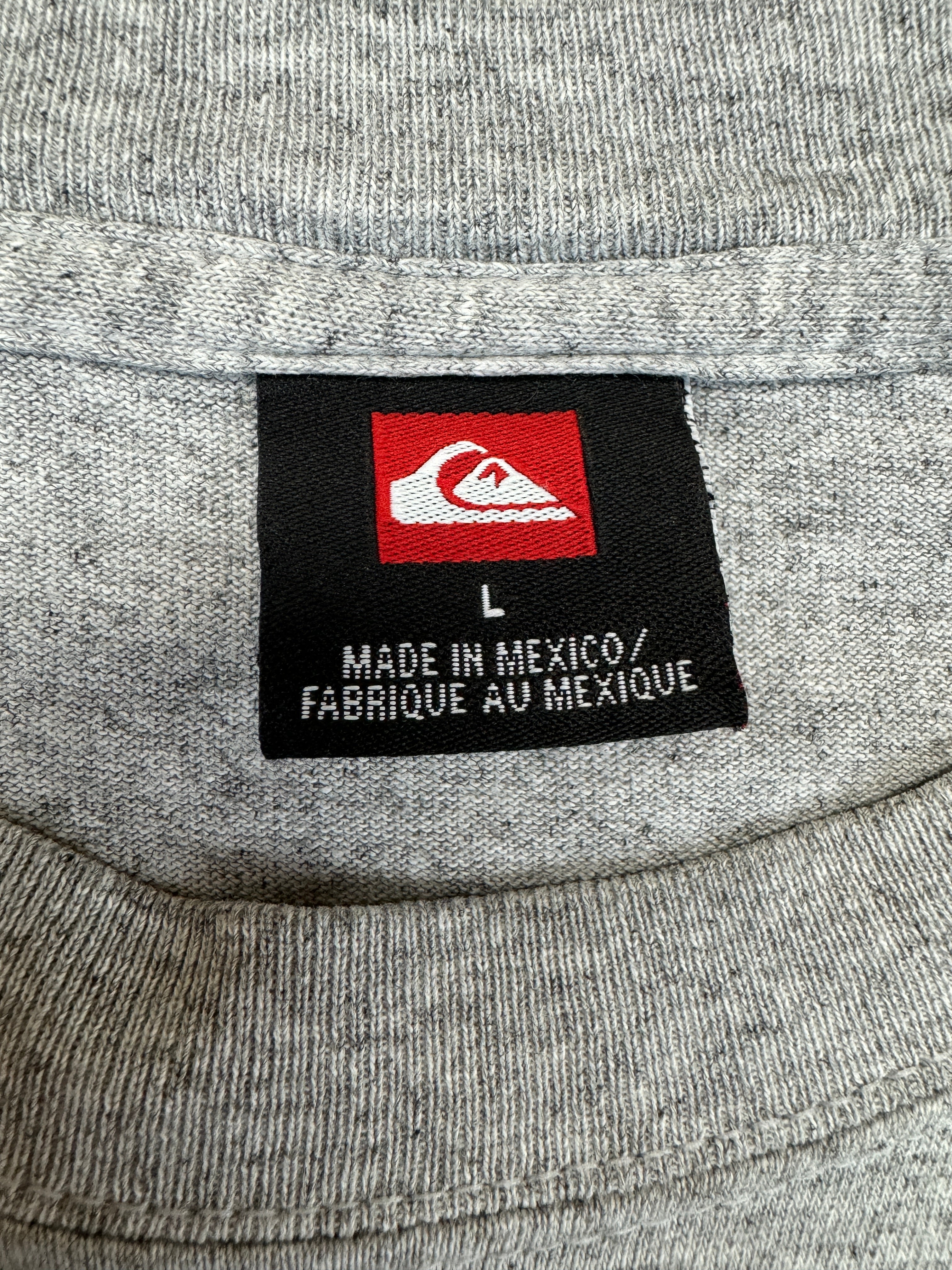 Quiksilver Shirt 00s Logo Print Grau L