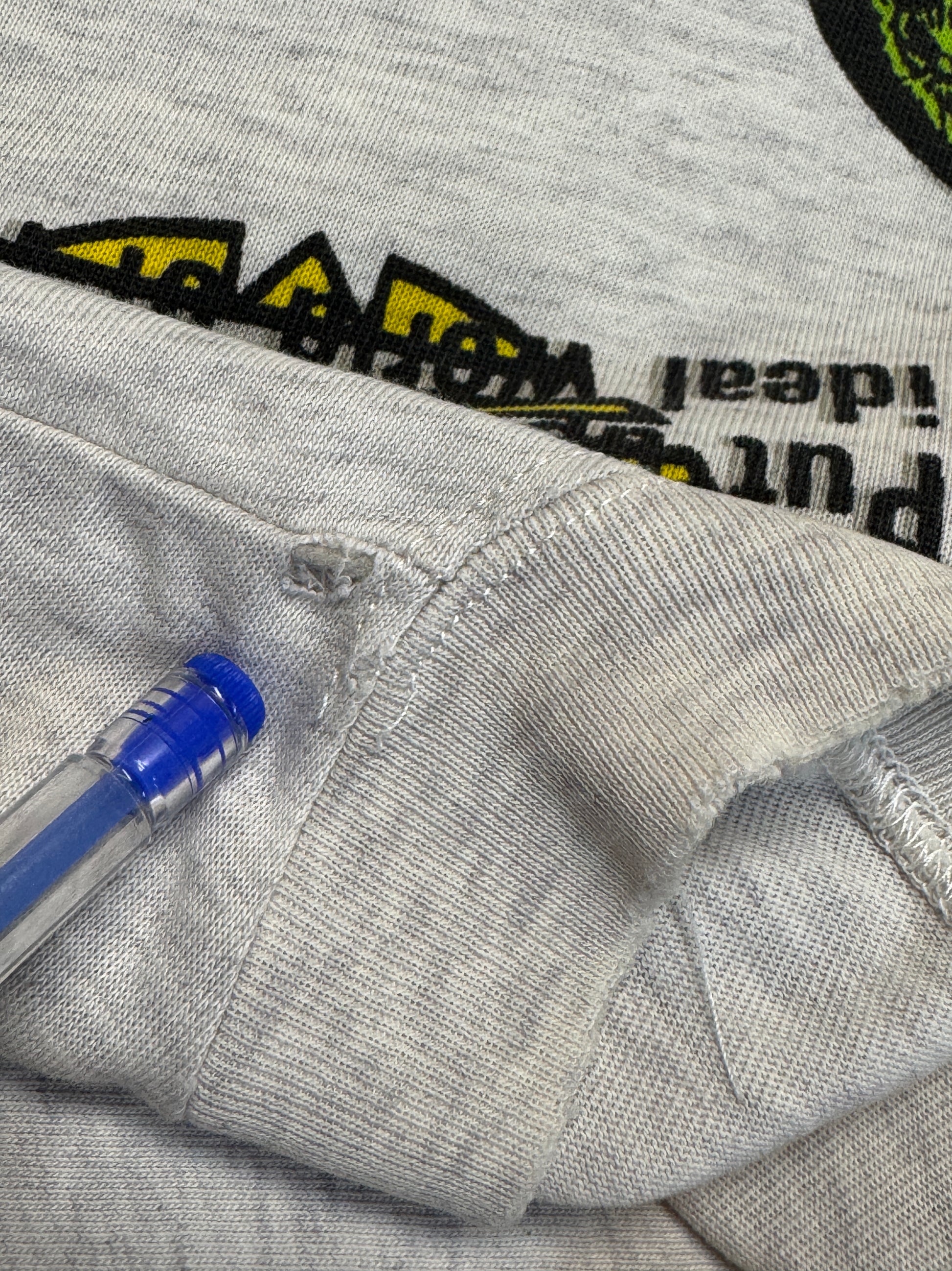 80s Adidas By Descente Shirt "International" Single Stitch Grau M - RareRags