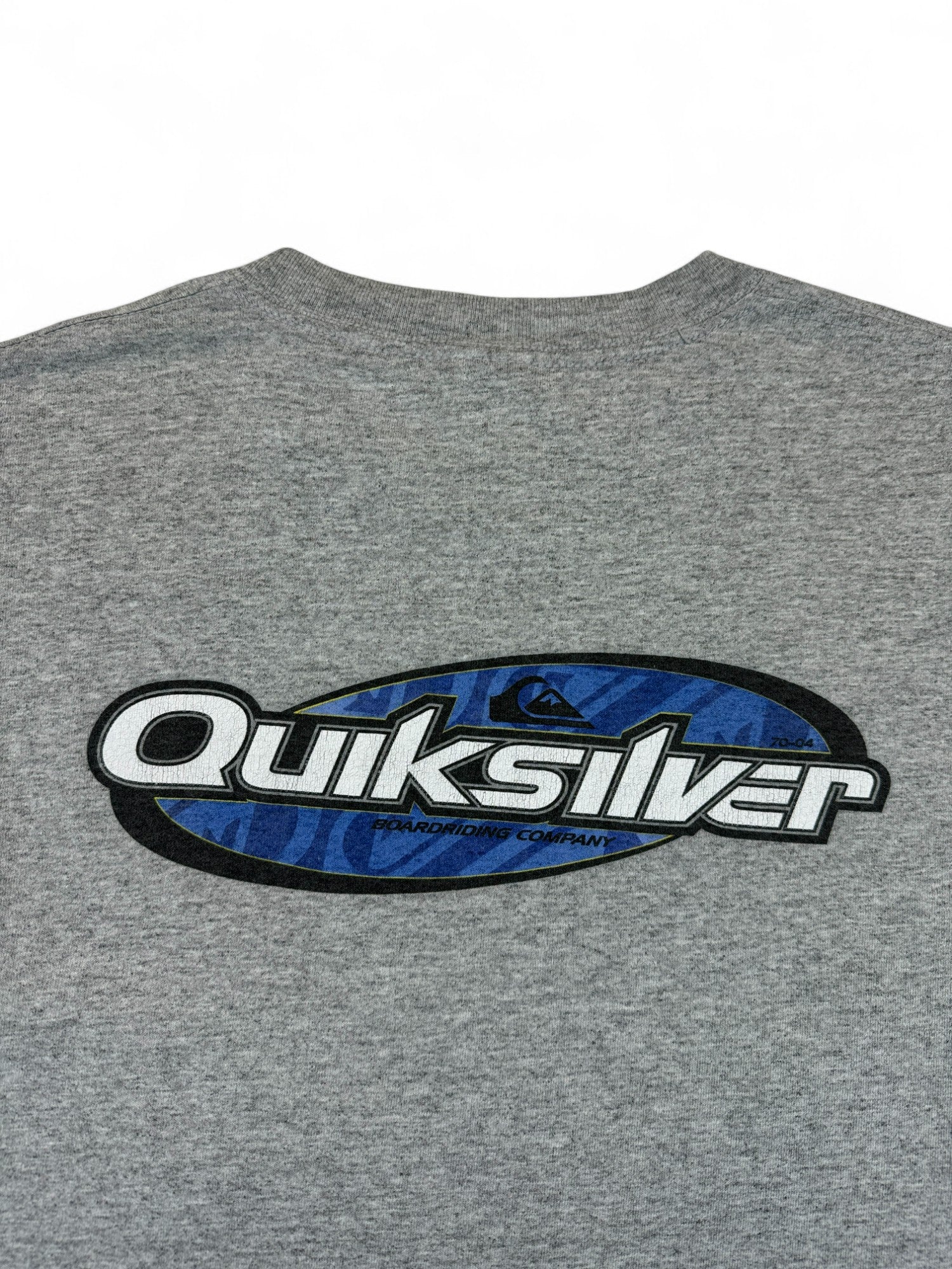 Quiksilver Shirt 00s Logo Print Grau L