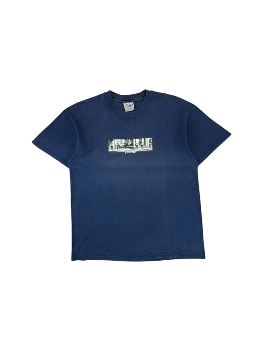 Vintage Hanes Trasher Shirt 90s Skate Box Logo Dunkelblau L