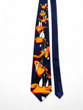 Vintage Warner Bros. Krawatte 1997 Daffy Duck Looney Tunes Seide Made In Korea