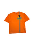 Vintage Bad+Mad Shirt 90s Hip Hop Logo Orange L
