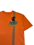 Vintage Bad+Mad Shirt 90s Hip Hop Logo Orange L