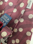 Vintage Disney Krawatte Casual Micky Maus Made In Germany Weintrot