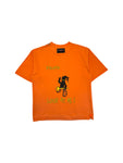 Vintage Bad+Mad Shirt 90s Hip Hop Logo Orange L