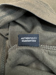 Vintage Versace Sport Shirt Spellout Stick Khaki L
