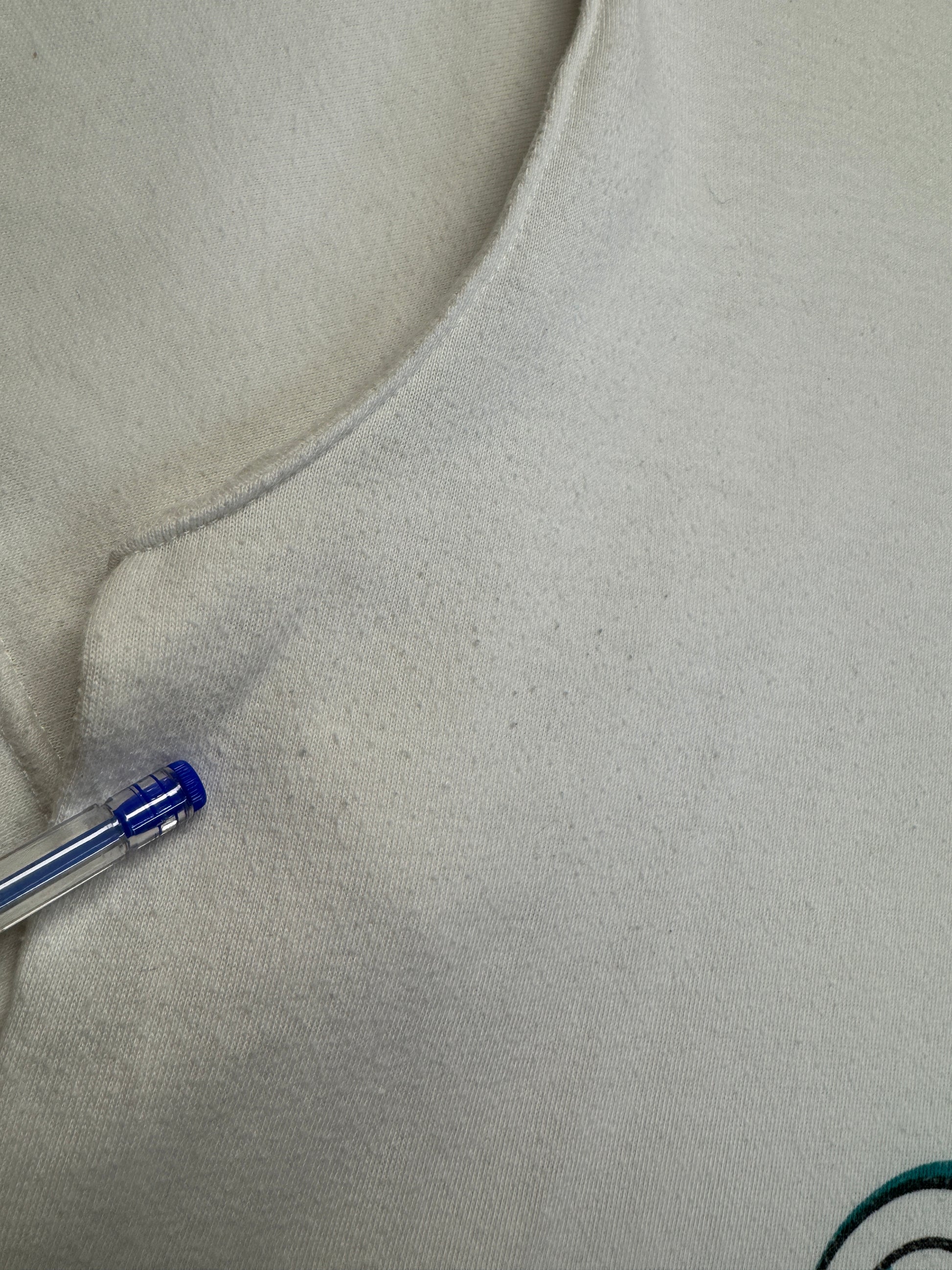 90s Adidas Shirt Basketball Made In Singapore Weiß L - RareRags