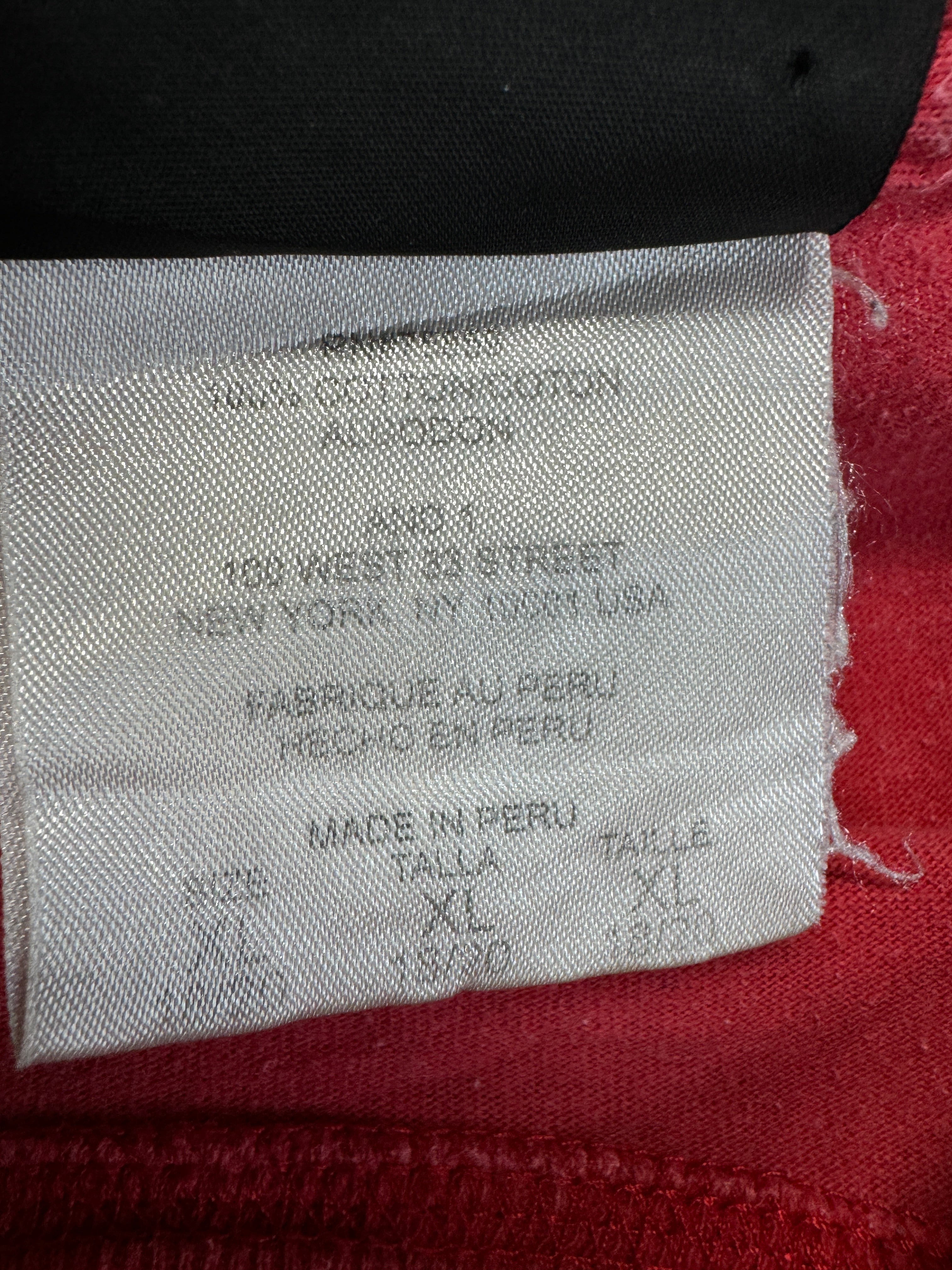Vintage And1 Shirt 90s Basketball "I should be a model..." Rot XL