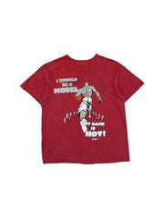 Vintage And1 Shirt 90s Basketball "I should be a model..." Rot XL