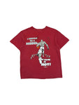 Vintage And1 Shirt 90s Basketball "I should be a model..." Rot XL