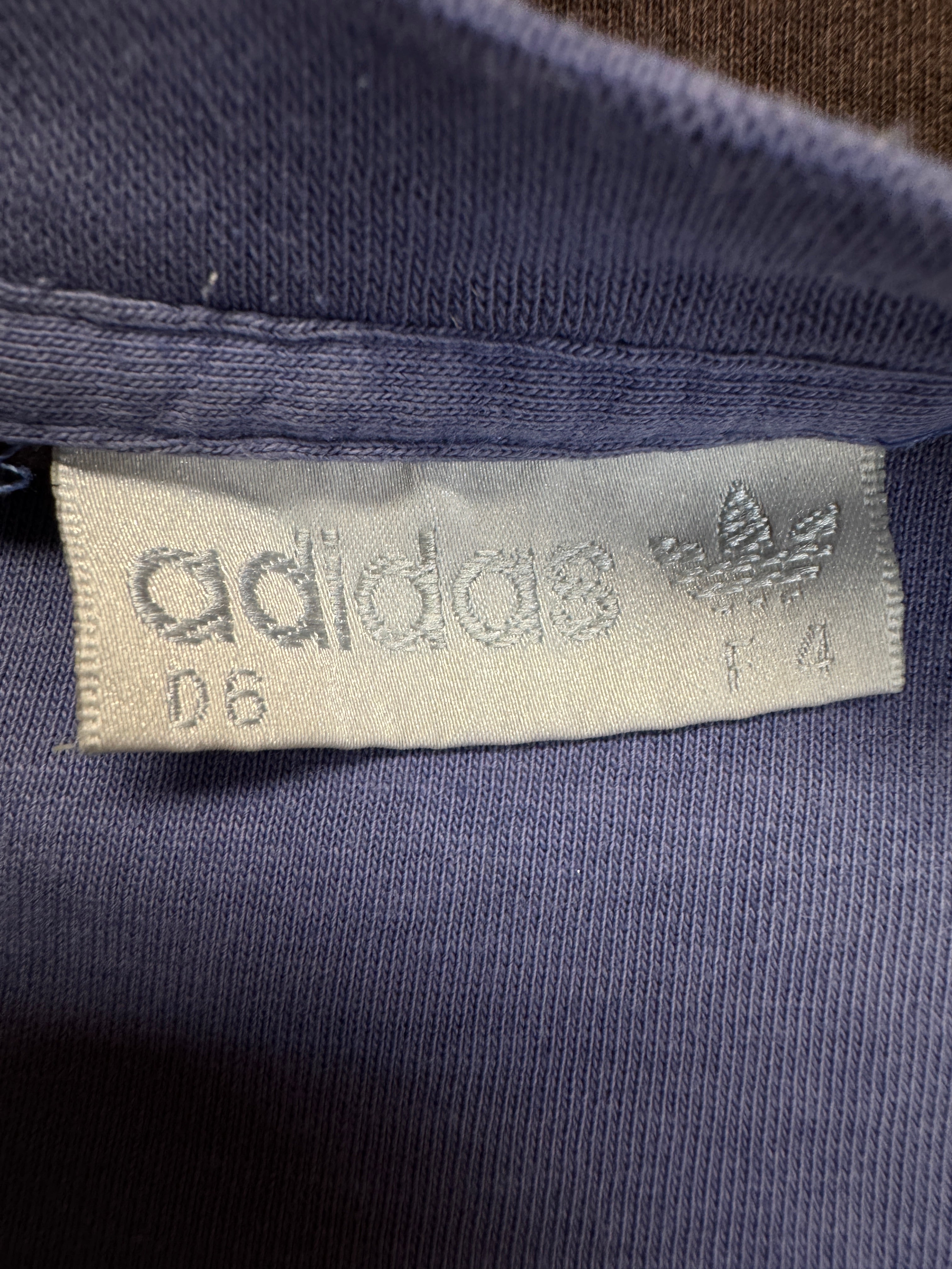 90s Adidas Shirt Lila Schwarz D6 M - RareRags