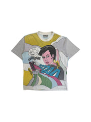 90s Adidas Take Off Shirt Pop-Art AOP Bunt D5 M - RareRags